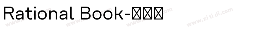 Rational Book字体转换 Rational Book字体转换